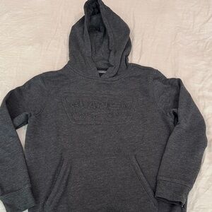 Boys charcoal Gray Hoodie size small. Never worn
